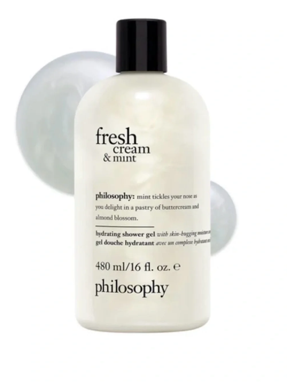 NEW Philosophy Fresh cream and mint shower gel 16 oz